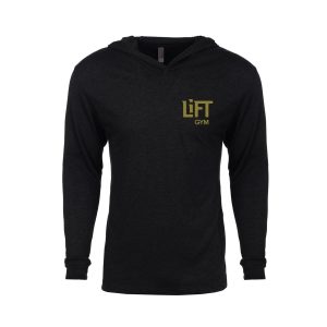 Lift Gym Gold T-shirt Hoodie